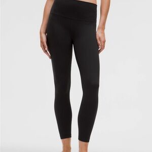 Black lululemon align high rise 25” legging size 4